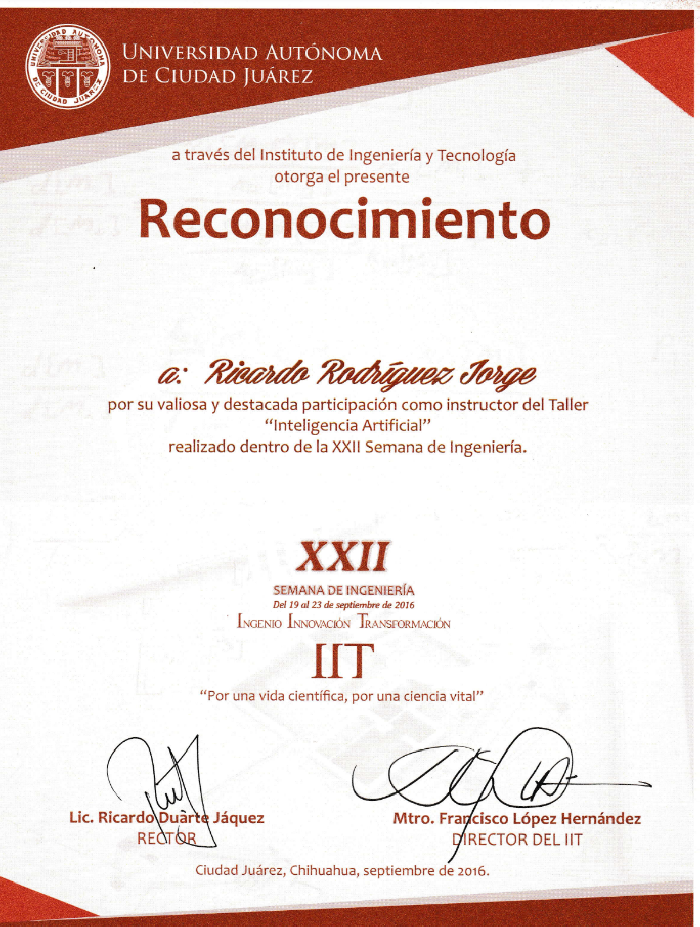 Reconocimiento_taller_semana de ingenieria 2016